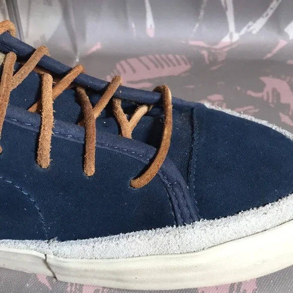 Vans Brand Sk8 Hi Vault Sz 8 Suede & Jacquard Hash Vault Tennis Shoes Never Used